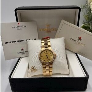 Raymond Weil Geneve Amadeus 200 9205 Vintage Quartz Swiss Wristwatch GP Old New